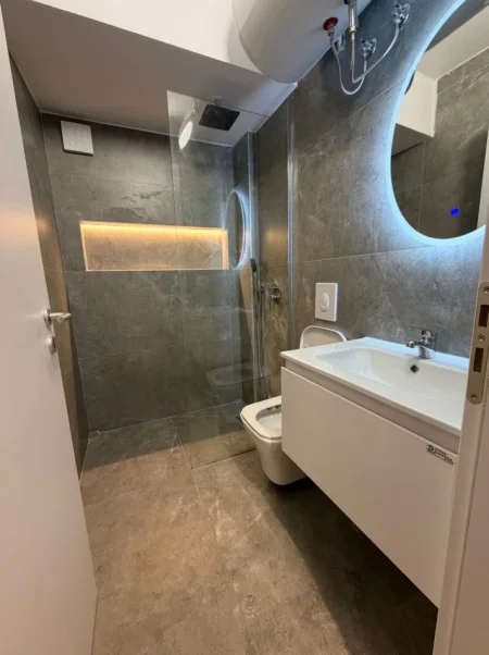 Tirane, jepet me qera apartament 2+1 Kati 1, 55 m² 500 € (Oxhaku)
