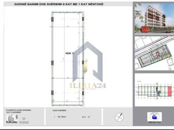 Tirane, shitet Kati 0, 98 m² 224.250 € (Ambient Biznesi per shitje ne Kamez