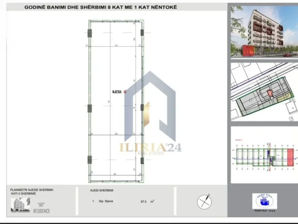 Tirane, shitet Kati 0, 98 m² 224.250 € (Ambient Biznesi per shitje ne Kamez