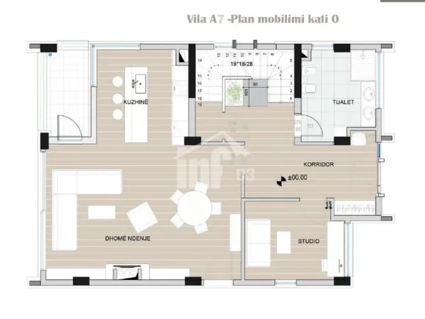Tirane, shitet Vile 3 Katshe , 324 m² 758.600 € (NE LUNDER, VETEM 5 MIN NGA TEG)