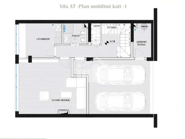 Tirane, shitet Vile 3 Katshe , 324 m² 758.600 € (NE LUNDER, VETEM 5 MIN NGA TEG)