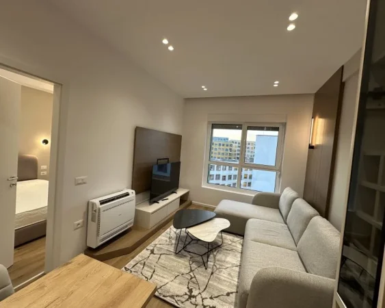 Tirane, jepet me qera apartament 1+1+Aneks+Ballkon Kati 8, 45 m² 520 € (rruga ali demi)