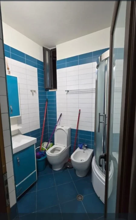 Tirane, jepet me qera apartament 1+1+Ballkon Kati 4, 550 € (Liqeni i Thatë)