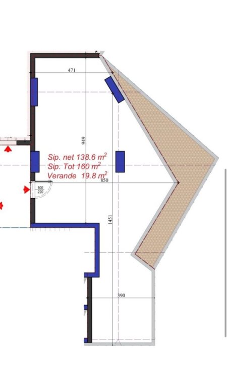 Tirane, shes dyqan Kati 0, 160 m² 400.000 € (Colonnade Residence)