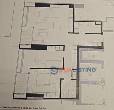 Tirane, shes apartament 2+1+Aneks+Ballkon Kati 14, 126 m² 233.280 € (Lion Park 2 , Rruga Dritan Hoxha)