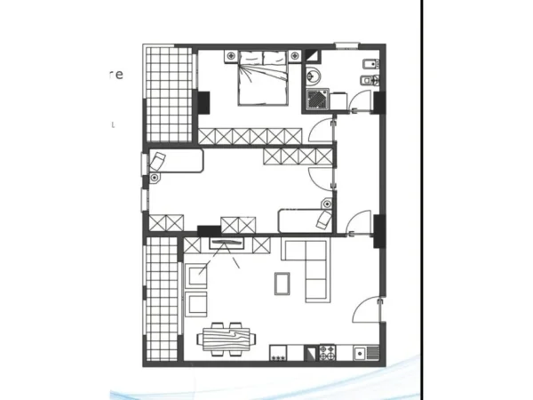Durres, shitet apartament 2+1+Ballkon Kati 6, 109 m² 219.800 € (NE PLAZHIN E DURRESIT, PRANE SHKEMBIT TE KAVAJES)