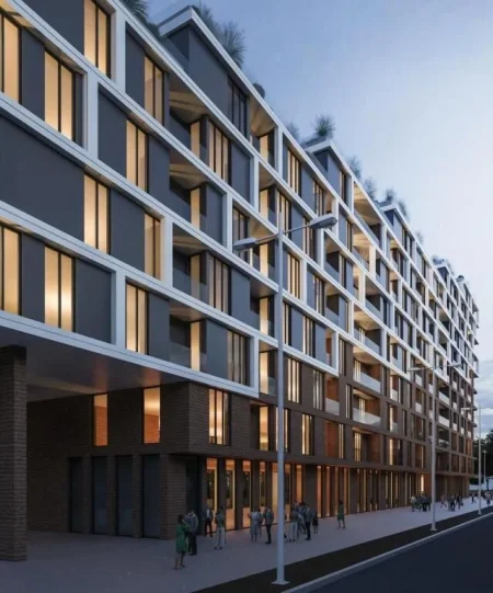 Tirane, shes apartament 1+1+Ballkon Kati 4, 76 m² 130.000 € (FUSHA E AVIACIONIT)