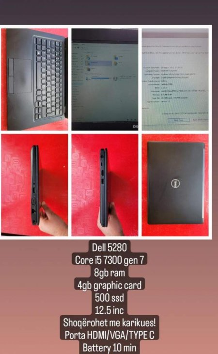 Tirane, shes Laptop Dell 5280 21.000 Leke