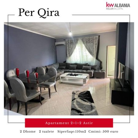 Tirane, jepet me qera apartament Kati 1, 100 m² 500 Euro (Rruga Teodor Keko, Astir)
