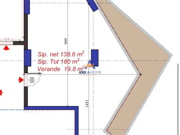 Tirane, shitet ambjent biznesi Kati 1, 160 m² 400.000 € 