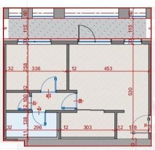 Tirane, jepet me qera apartament 1+1 Kati 7, 83 m² 183.700 € (Rruga Asim Vokshi)