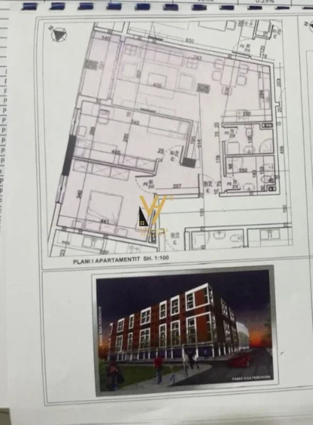 Tirane, shitet apartament 2+1+Ballkon Kati 2, 99 m² 198.700 € (DON BOSKO)