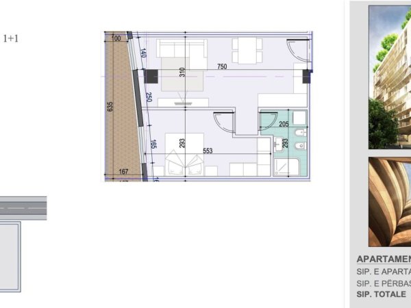 Tirane, jepet me qera zyre Kati 3, 69 m² 700 € (MINE PEZA)