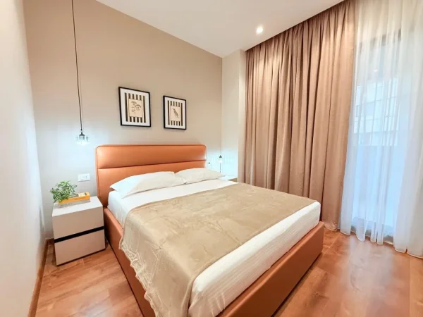 Tirane, jepet me qera apartament 1+1 , 65 m² 850 € (Spring Residence – Vasil Shanto)