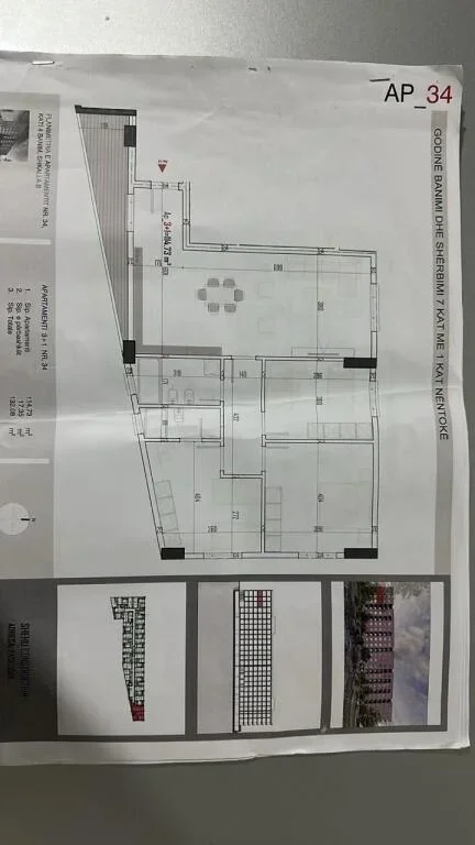 Tirane, shitet apartament 3+1 Kati 4, 132 m² 145.200 € (paskuqan)