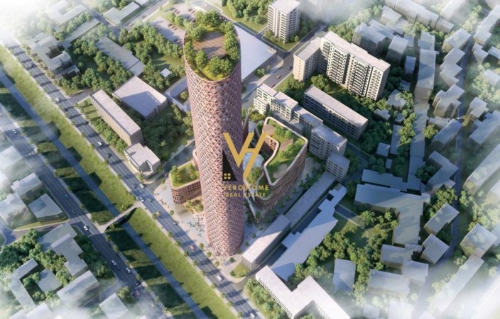 Tirane, shitet apartament 2+1+Ballkon Kati 15, 180 m² 361.800 € (LANA RIVERSIDE RESIDENCE)