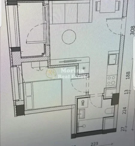 Tirane, shitet apartament 1+1 Kati 1, 40 m² 73.000 € (Ali Demi)