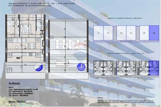 Vlore, shitet apartament , 70 m² 175.000 € (Rruga Aleksandër Moisiu, Vlorë)