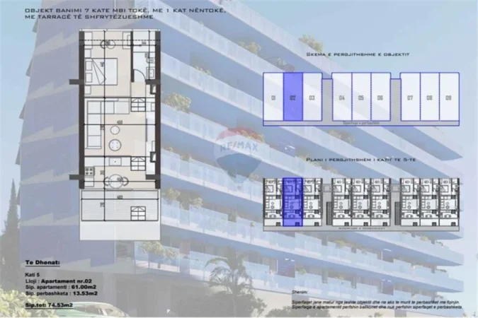 Vlore, shitet apartament , 70 m² 175.000 € (Rruga Aleksandër Moisiu, Vlorë)
