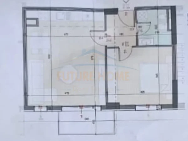 Tirane, shitet apartament 1+1 Kati 8, 72 m² 101.066 € 