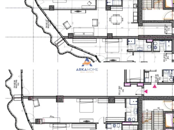 Tirane, shitet apartament 2+1+Ballkon Kati 7, 232 m² 1.092.000 € 