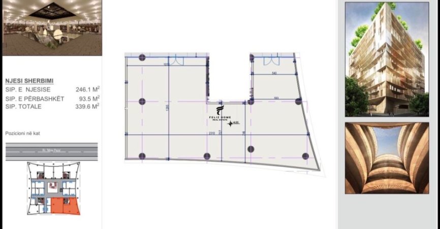 Tirane, shitet ambjent biznesi Kati 1, 340 m² 1.020.000 € (MINE PEZA)