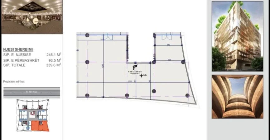 Tirane, shitet ambjent biznesi Kati 1, 340 m² 1.020.000 € (MINE PEZA)