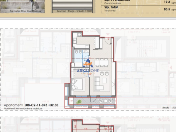 SHITET APARTAMNT 1+1+BALLKON "MANHATTAN RESIDENCE" 183.700 EURO