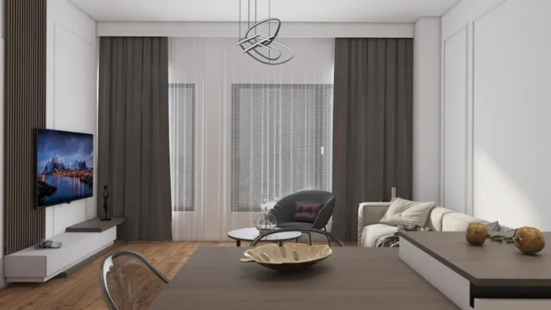 Tirane, shitet 1+1 Kati 1, 69 m² 