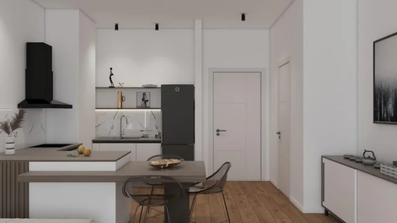 Tirane, shitet 1+1 Kati 1, 69 m² 