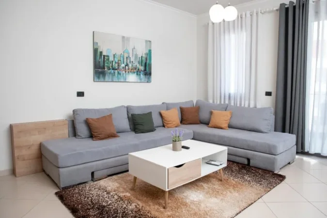 Tirane, jepet me qera apartament 1+1 Kati 4, 1.000 € 
