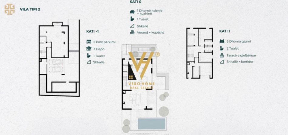 Tirane, shitet Vile 2 Katshe Kati 0, 672 m² 1.285.000 € (GREEN UP LIVING, MJULL BATHORE)