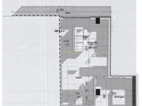 Tirane, shitet apartament 2+1 Kati 9, 79 m² 155.000 € (Rruga Bardhyl)