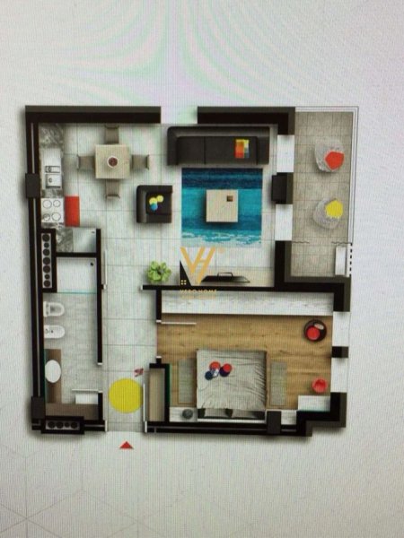 Tirane, shitet apartament 1+1+Ballkon Kati 5, 74 m² 195.000 € (RING CENTER)