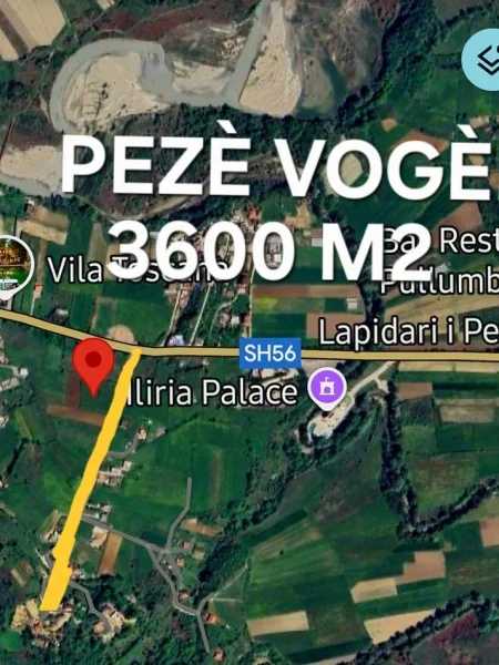 TIRANE SHITET 3600 M2 TOKË PRANE ILIRIA  PALACE ( PEZE VOGEL)