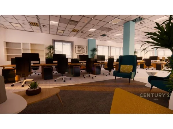 Tirane, jepet me qera ambjent biznesi Kati 6, 9.000 € 