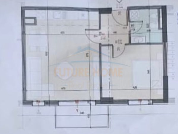 Tirane, shitet apartament Kati 8, 62 m² 101.066 €