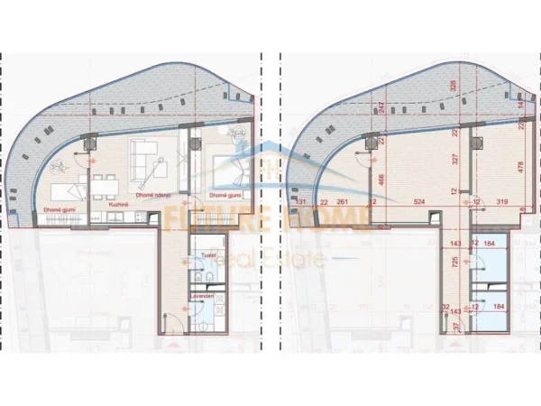 Tirane, shitet apartament Kati 11, 80 m² 324.500 €