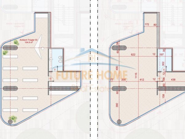 Tirane, shitet ambjent biznesi Kati 0, 105 m² 987.000 €