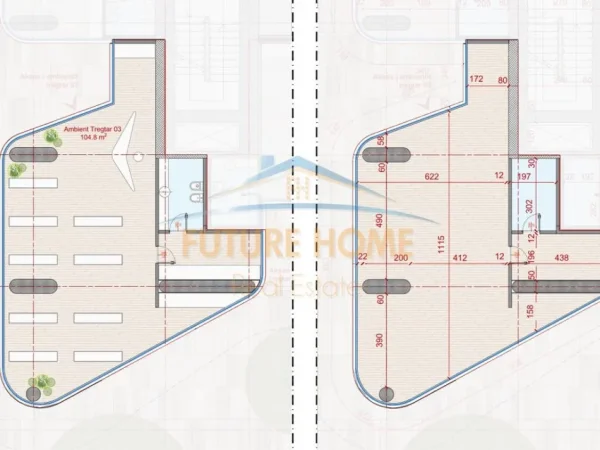 Tirane, shitet ambjent biznesi Kati 0, 105 m² 987.000 €