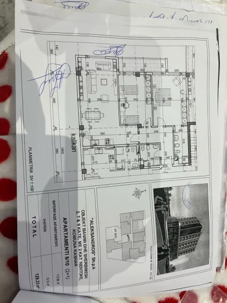 Tirane, shes apartament 2+1+Aneks+Ballkon Kati 7, 130 m² 167.000 € (Rexhep Shala , Tirane ALBANIA)