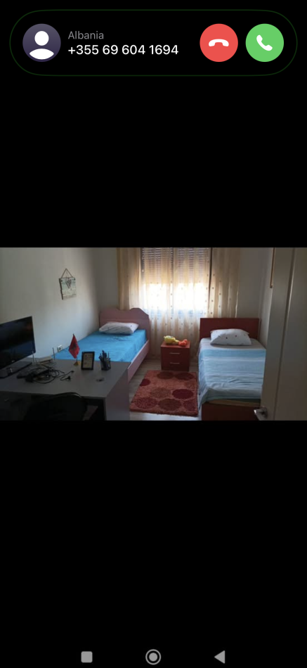 Tirane, jepet me qera apartament 2+1 Kati 7, 75 m² 600 € 