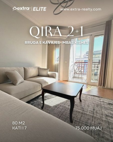 Tirane, jepet me qera apartament 2+1+Ballkon , 80 m² 750 € (Kisha Katolike)