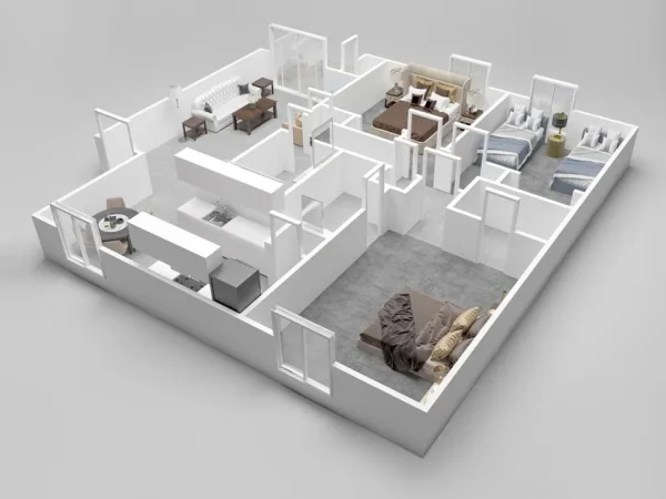 Shitet, Apartament 3+1+2 prane Shkolles se Kuqe, Tirane. AREA62609