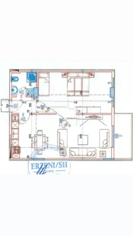 Tirane, shitet apartament 1+1 Kati 1, 82 m² 98.220 € (Paskuqan)