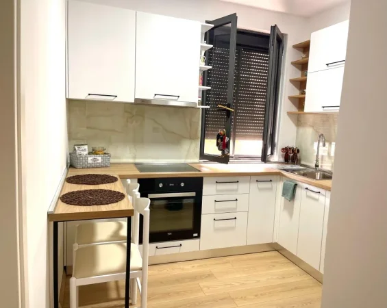 Tirane, jepet me qera apartament 1+1 , 56 m² 460 € (rruga elbasanit)