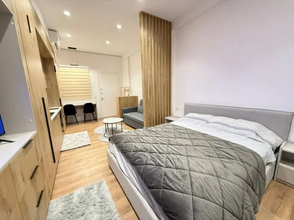 Tirane, jepet me qera apartament 1+1 Kati 1, 36 m² 380 € (Rruga Muhamet Deliu)