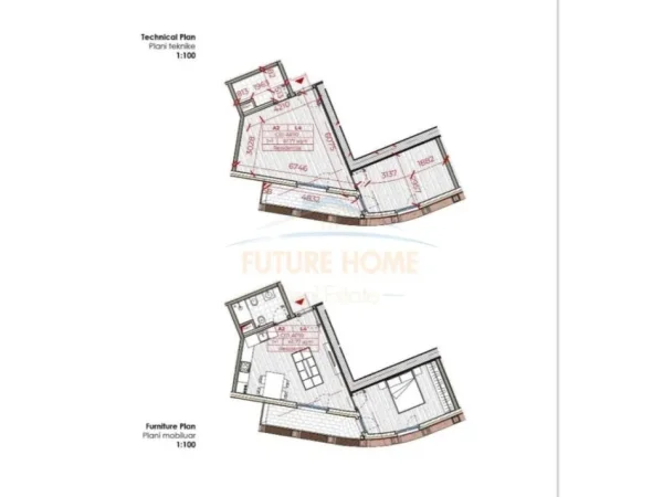 Tirane, shitet apartament 1+1 Kati 4, 81 m² 177.320 € (Ish Ekspozita)