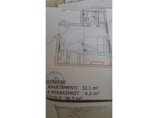 Tirane, shitet garsonier Kati 6, 38 m² 55.000 Euro (Rruga e Dibres)