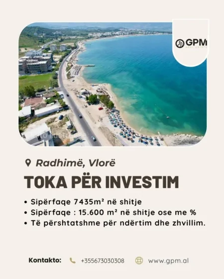 Tirane, shitet toke , 7.000 m² 